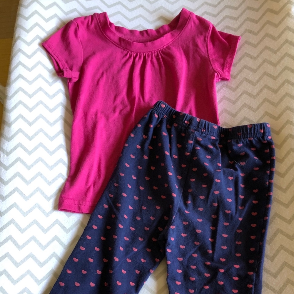 Toddler Girl pant and matching shirt